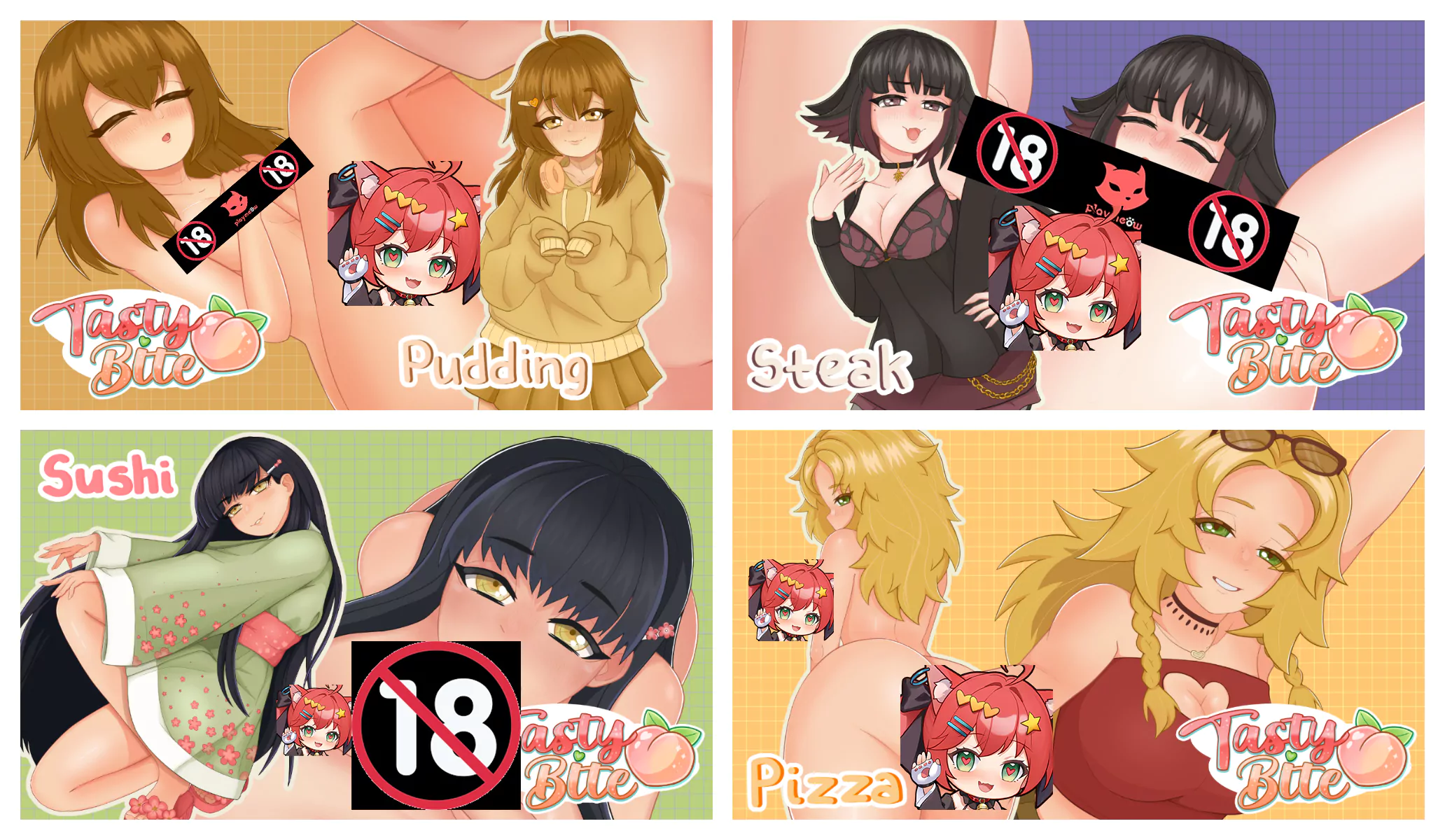 四人合輯 R18 預覽(已遮蔽)