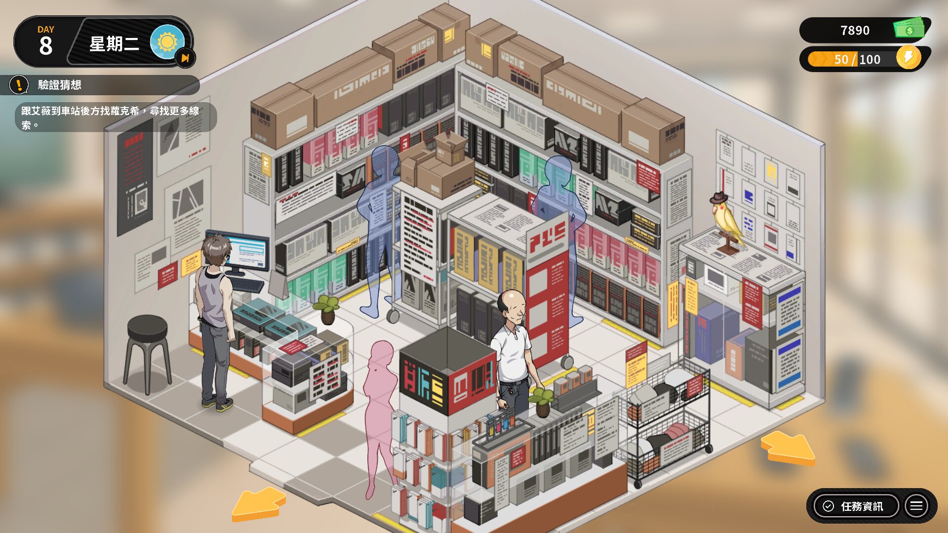 二手3C店店鋪經營畫面