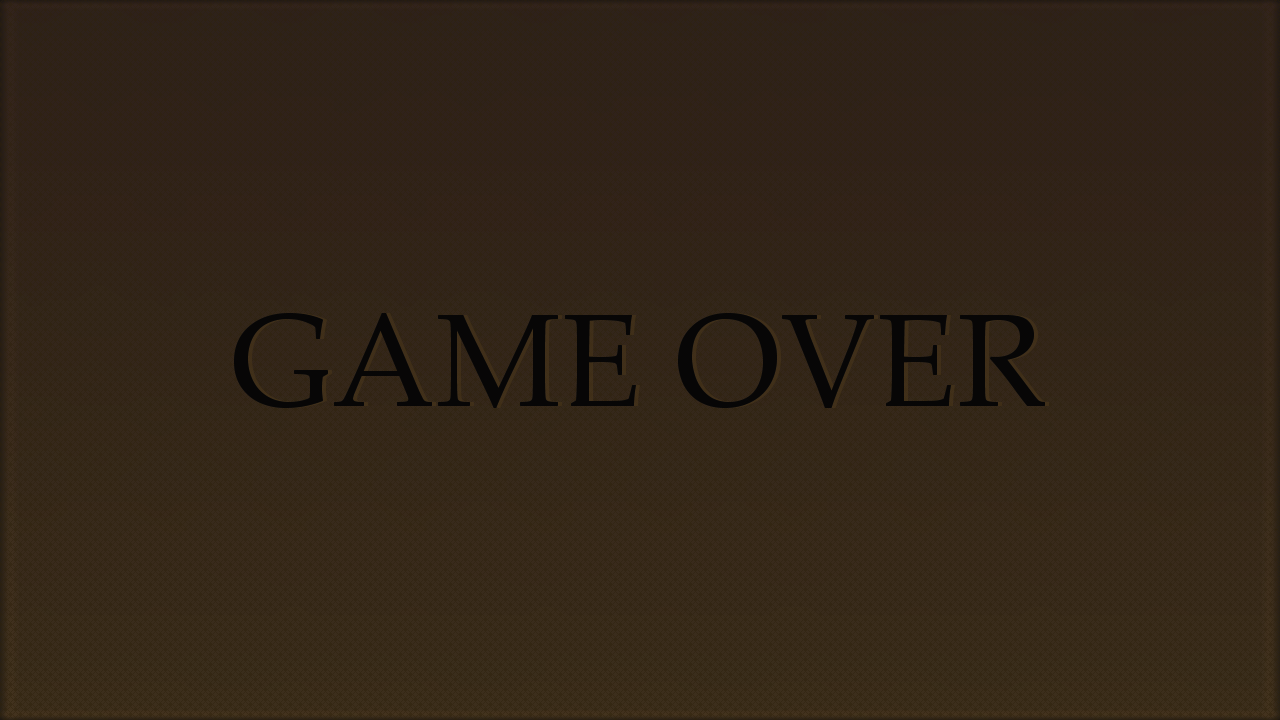 Game Over 畫面（所有失敗分支共用）