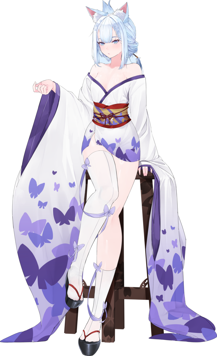 紫苑的和服立绘