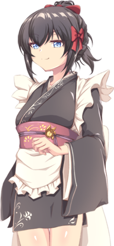 Karin (CV: 夕霧花音), descendant of a ninja bloodline