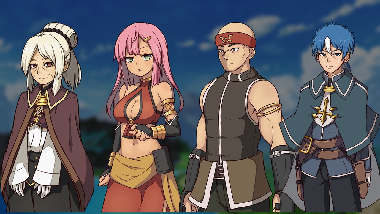 《False Myth 2》遊戲角色群像:萊維安、茉莉、里克、馬西莫 《False Myth 2》遊戲角色群像:萊維安、茉莉、里克、馬西莫