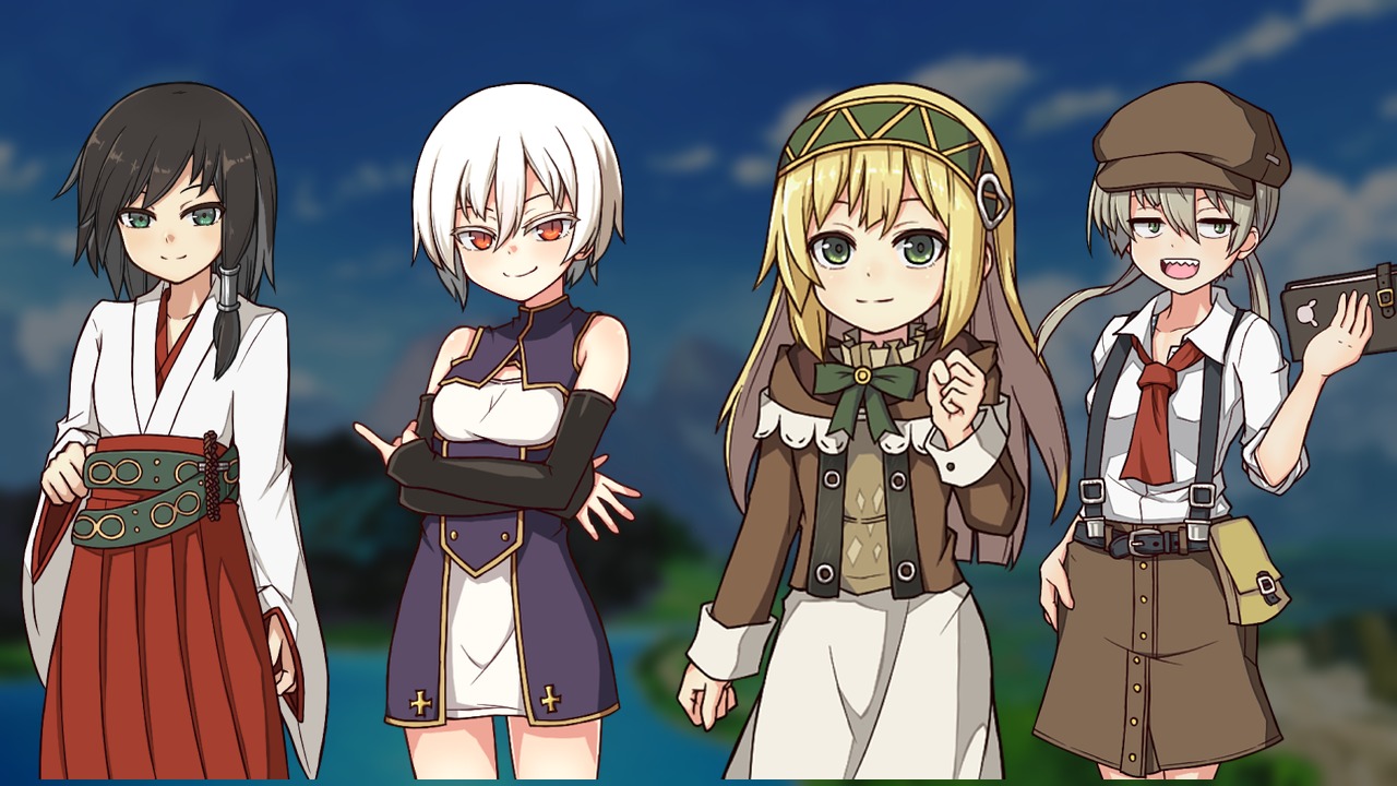 《False Myth 2》遊戲角色群像:咲耶、舒莉可、瑪娜、維奇娜 《False Myth 2》遊戲角色群像:咲耶、舒莉可、瑪娜、維奇娜
