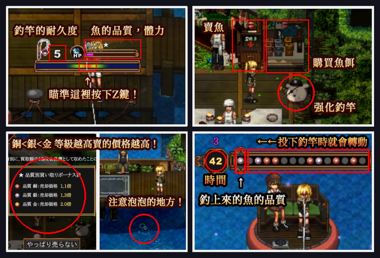 《False Myth 2》遊戲系統教學:釣魚 《False Myth 2》遊戲系統教學:釣魚