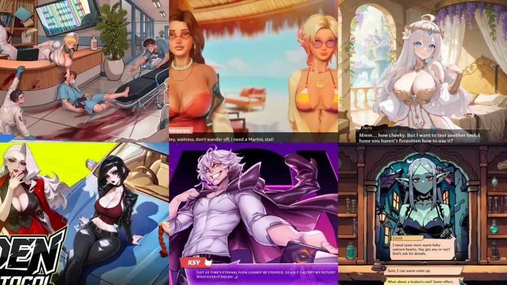 《AURA 2: Lust of the Gods》10/30 登陸 Steam，DLC《FEMBOY FUTA HOUSE – Sticky Fingers》同日上市，另有五款預計在 Adult Games Week 推出